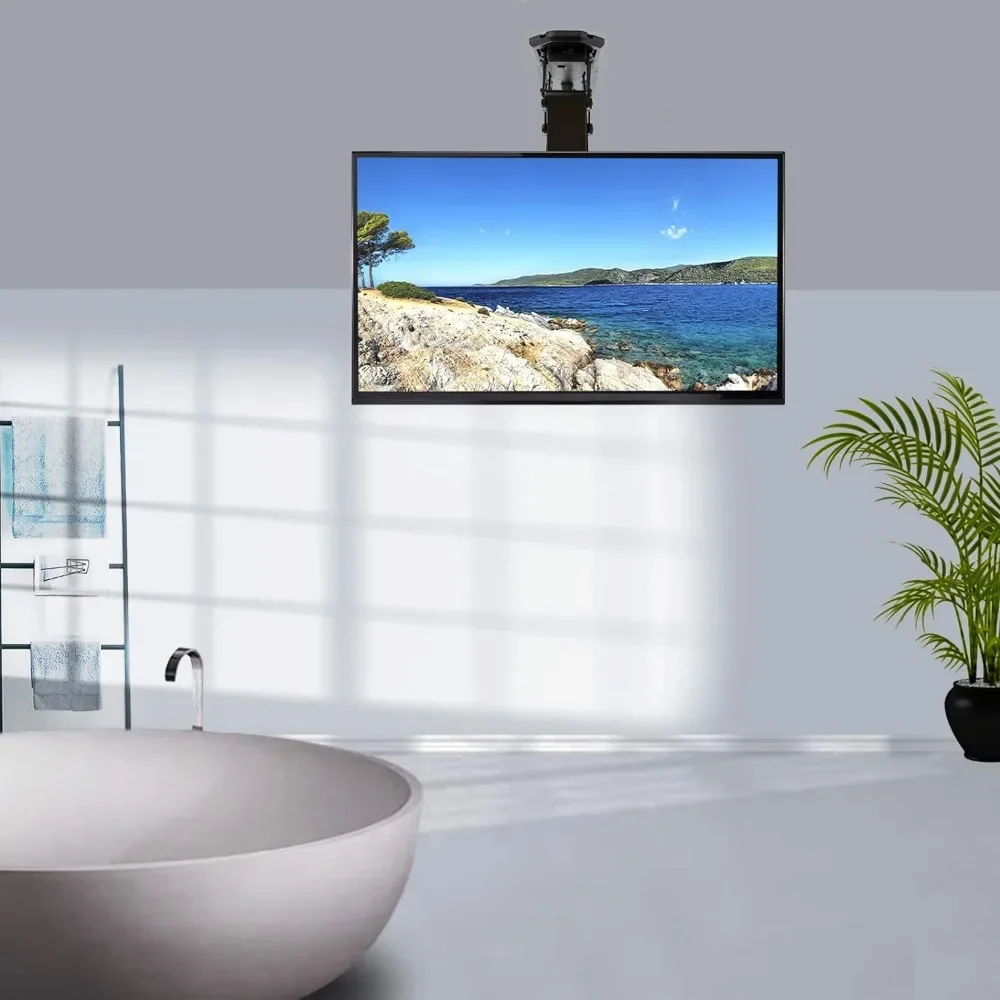 Description Picture 5 of itemWall TV Stand, Electric Ceiling TVs Mount Screens, Large Flip Down Motorized Pitched Roof Mount, Wall TV Stand