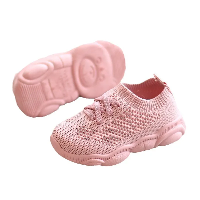 Child sneakers spring new girls' sneakers soft soled kids shoe breathable girls' shoes versatile boy shoe versatile school shoes
