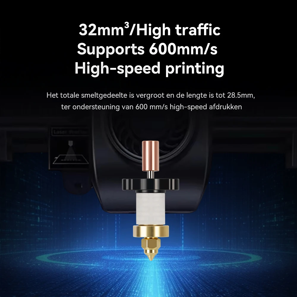 High-Performance 3D Printer Hotend Kit with Ceramic Heating Block, 300°C Thermal Resistance