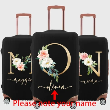 Custom Luggage Cover for 18-32Inch Fashion Suitcase Thicker Elastic Dust Bags Case Travel Accessories Luggage Protective Case