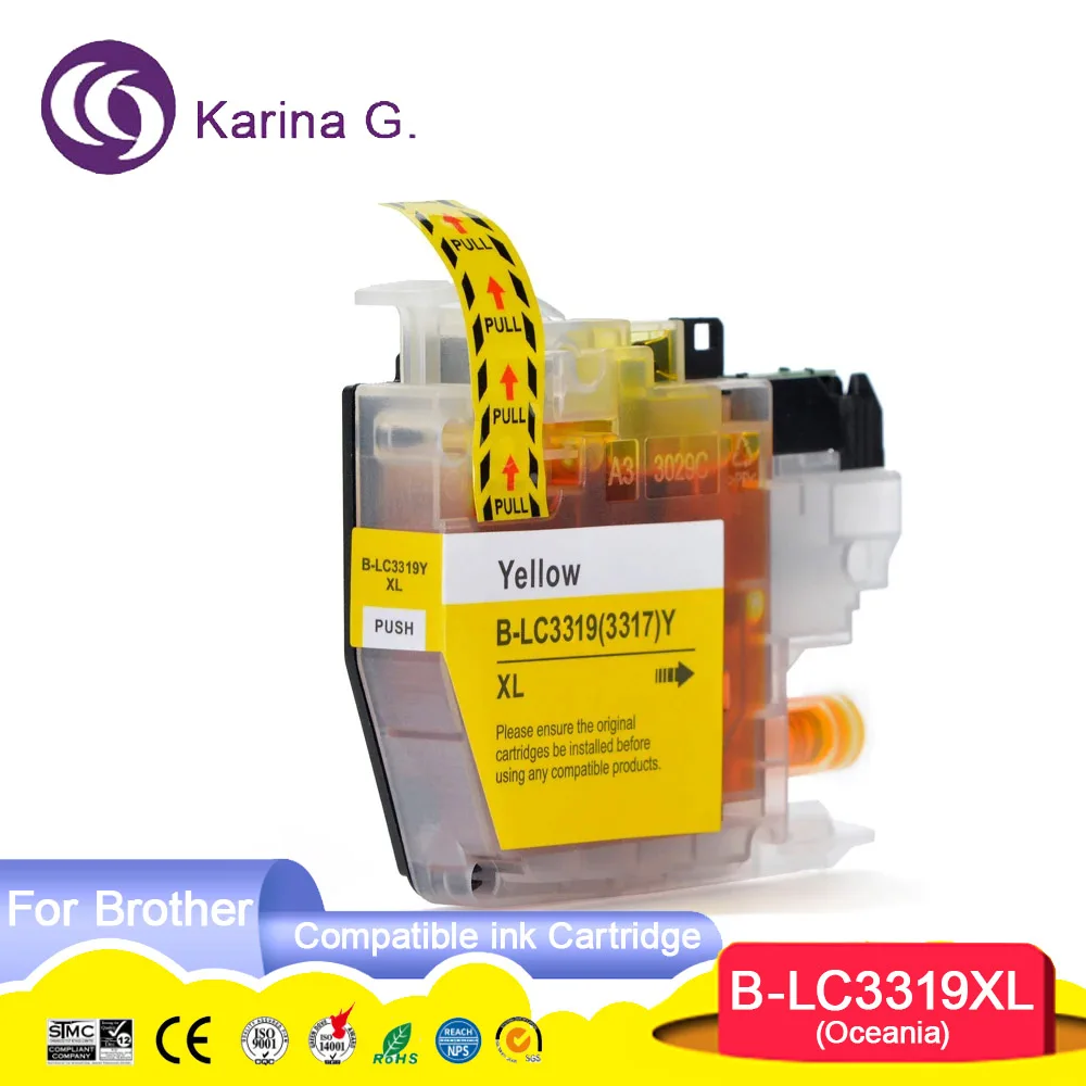 LC3319 LC3319XL Premium Compatible Color Inkjet Ink Cartridge for MFC-J5330DW/M