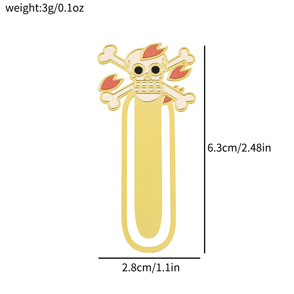 アニメワンピースブックマーク女性男性子供ファンクリエイティブメタル