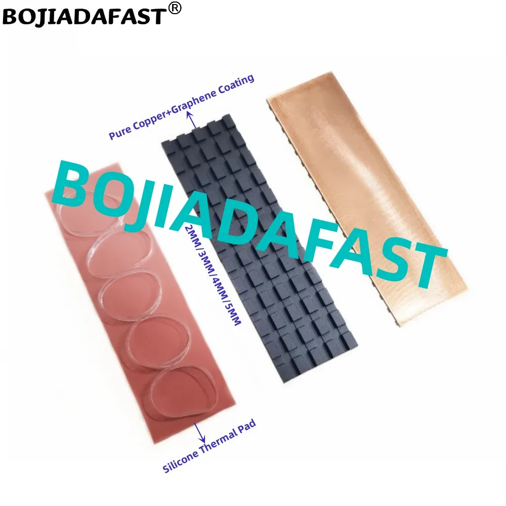 PureCopperGrapheneCoatingHeatsinkM2NGFFNVMESATASSDHeatSink