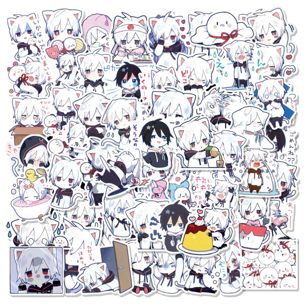 

10/30/65pcs Kawaii Mafumafu Cartoon Stickers Japan Singer Anime Sticker Laptop Motorcycle Phone Skateboard Suitcase Decal Toys