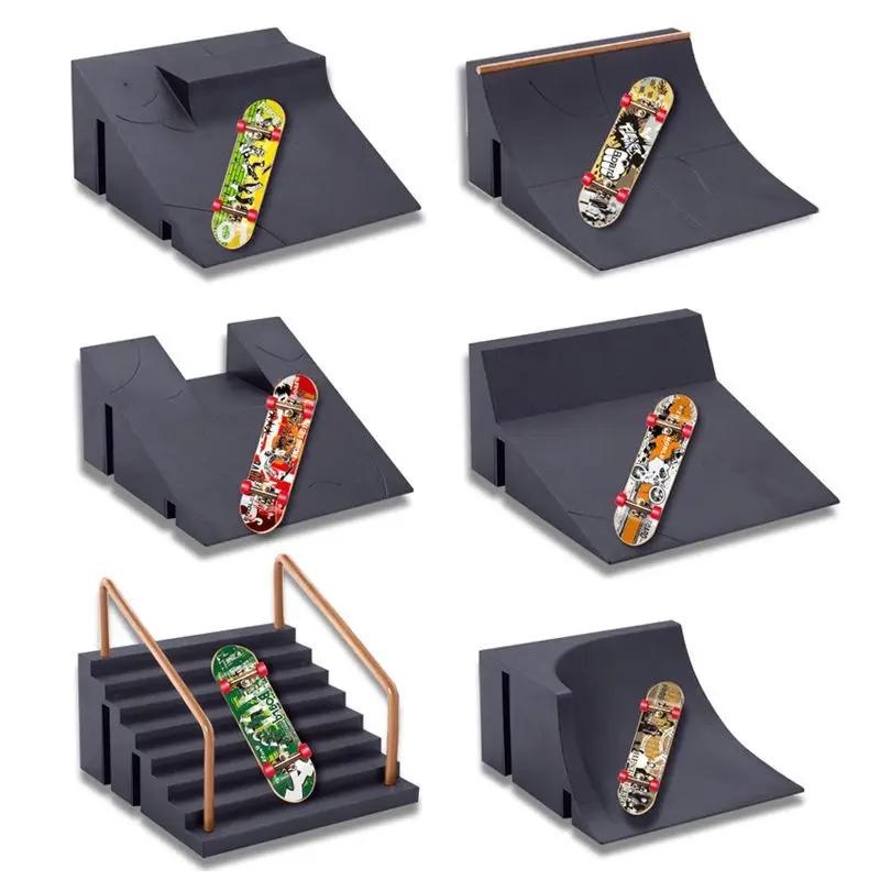 

Fingertip Toy New Children's Desktop Alloy Finger Skateboard Table Field Skateboard Fun Desktop Interactive Toy Birthday Gift