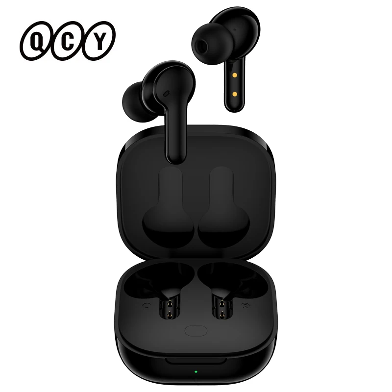 QCY T13 Bluetooth Headphone V5.1 Wireless TWS Earphone Touch Control Earbuds 4 Microphones ENC HD Call Headset Customizing APP running headphones Earphones & Headphones