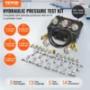 VEVOR Hydraulic Pressure Test Kit Excavator Hydraulic Test Gauge Set with Carrying Case for Excavator Tractors Machinery 2