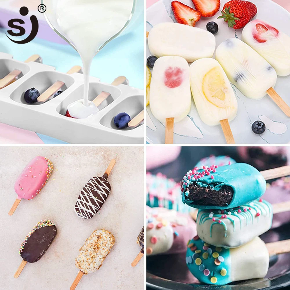 Shop Small Cakesicle Mold: Silicone Popsicle Molds, Ice Cream Bar