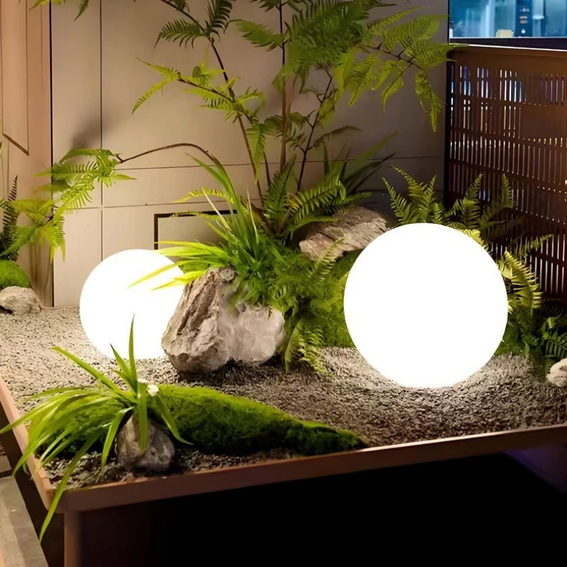 كرة LED تعمل بالطاقة الشمسية مع جهاز تحكم عن بعد 1...