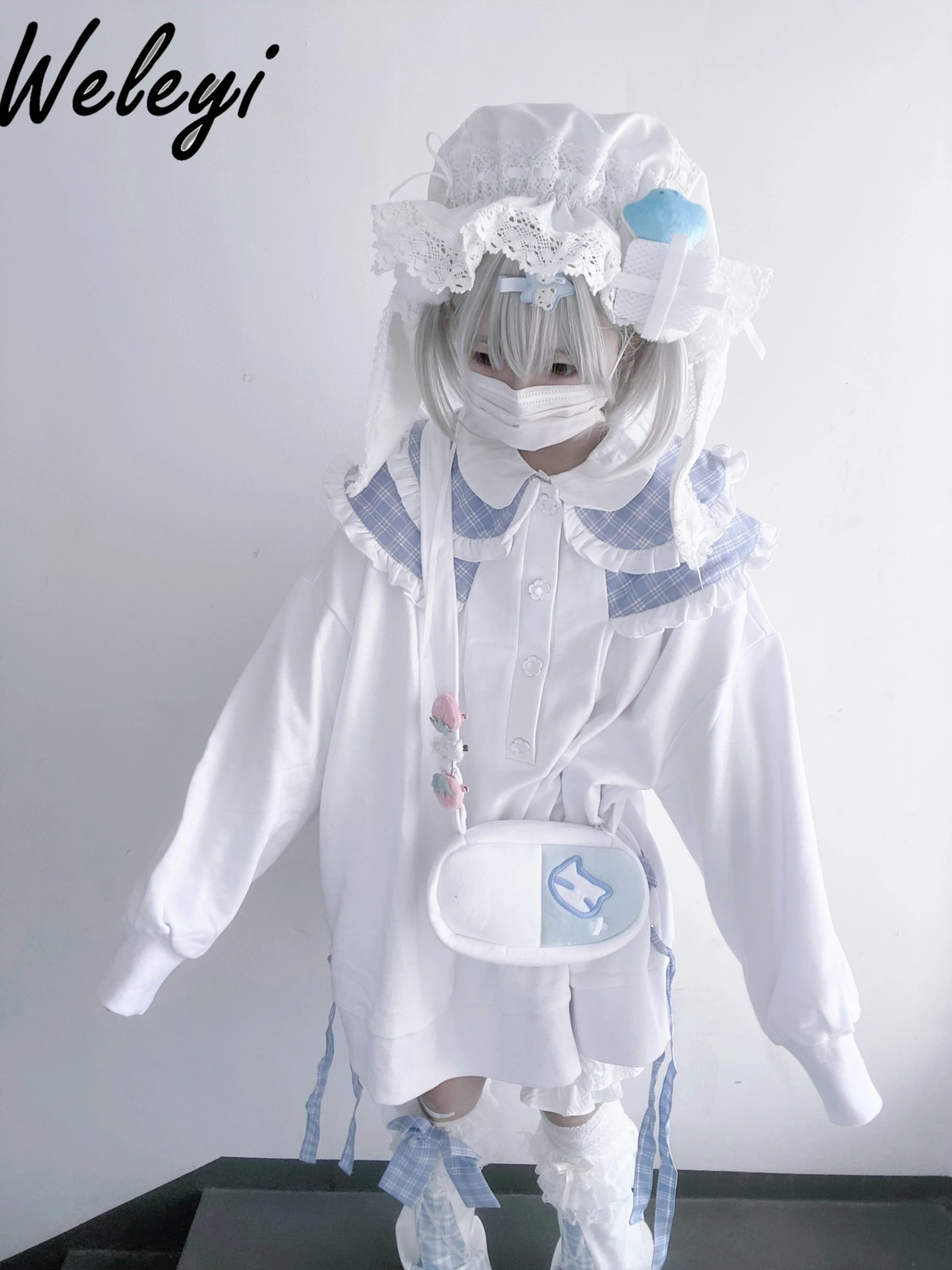 Medical Water Color System Shoulder Crossbody Bag Original Mine Angel Boundary Shoulder Plush Bag Cat Medicine Bags 2024 Winter