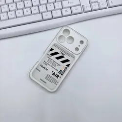 Luxury White Sports Brand Phone Case with Sneaker - Inspired Design - iPhone 15 (2)