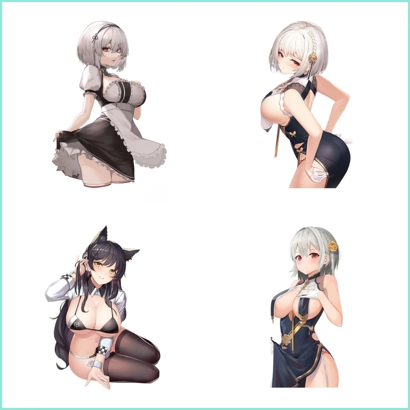 

Anime Game Azur Lane Cute Underwear Anime Girl Atago Car Sticker Skateboard Laptop Computer Vinyl Decals Car Decoration