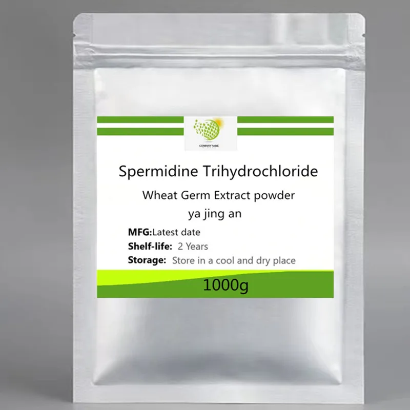 Anti-age Spermidine Trihydrochloride Powder High Purity CAS 334-50-9 hyaluronic acid powder nicotinamide riboside powder collagen tripeptide powder trans resveratrol powder l carnosine powder canthaxanthin powder hydroxyapatite powder retinol acetate powder hair treatment powder cosmetics peptides powder