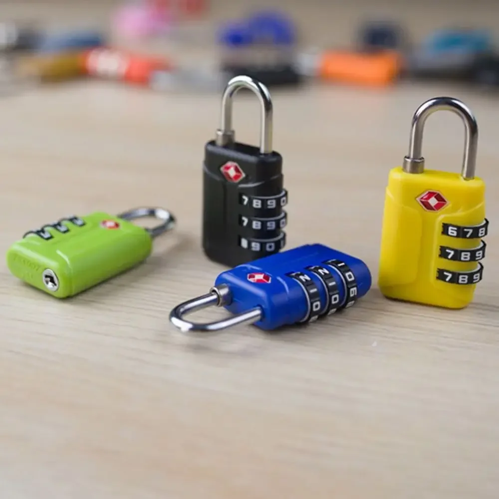 Secure 3-Digit Combination Travel Lock