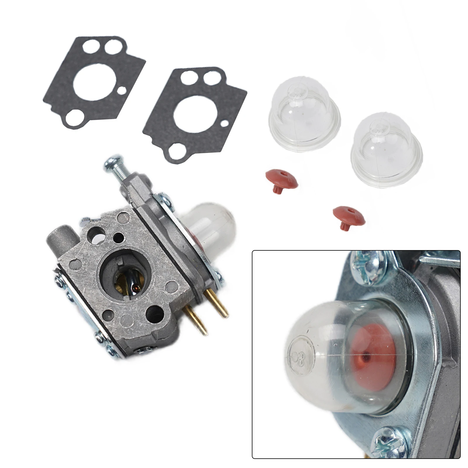 Carburetor Kit For Homelite HBL26BP HBC26SJS HBL26BV HBC26SB Trimmer Parts 5131000612 Garden Power Tools Accessories