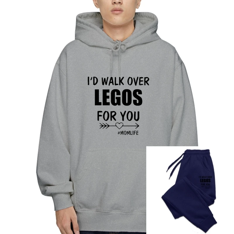 

Men Pullover I d Walk Over Legos For You #Momlife Women t-Sweatshirt Hoodies