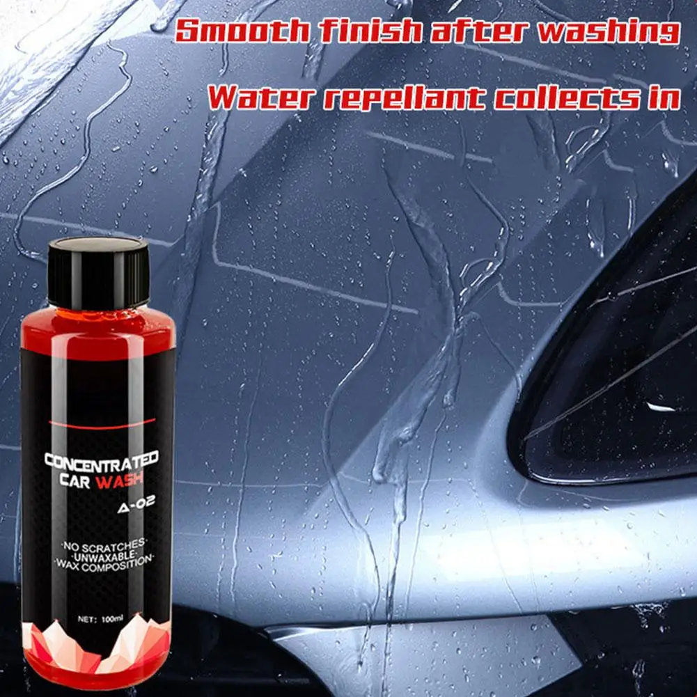 Car Cleaning Foam Large Capacity High Concentration Super Foam Car Wash Liquid Auto Washing Shampoo Car Wash Supplies 100ml