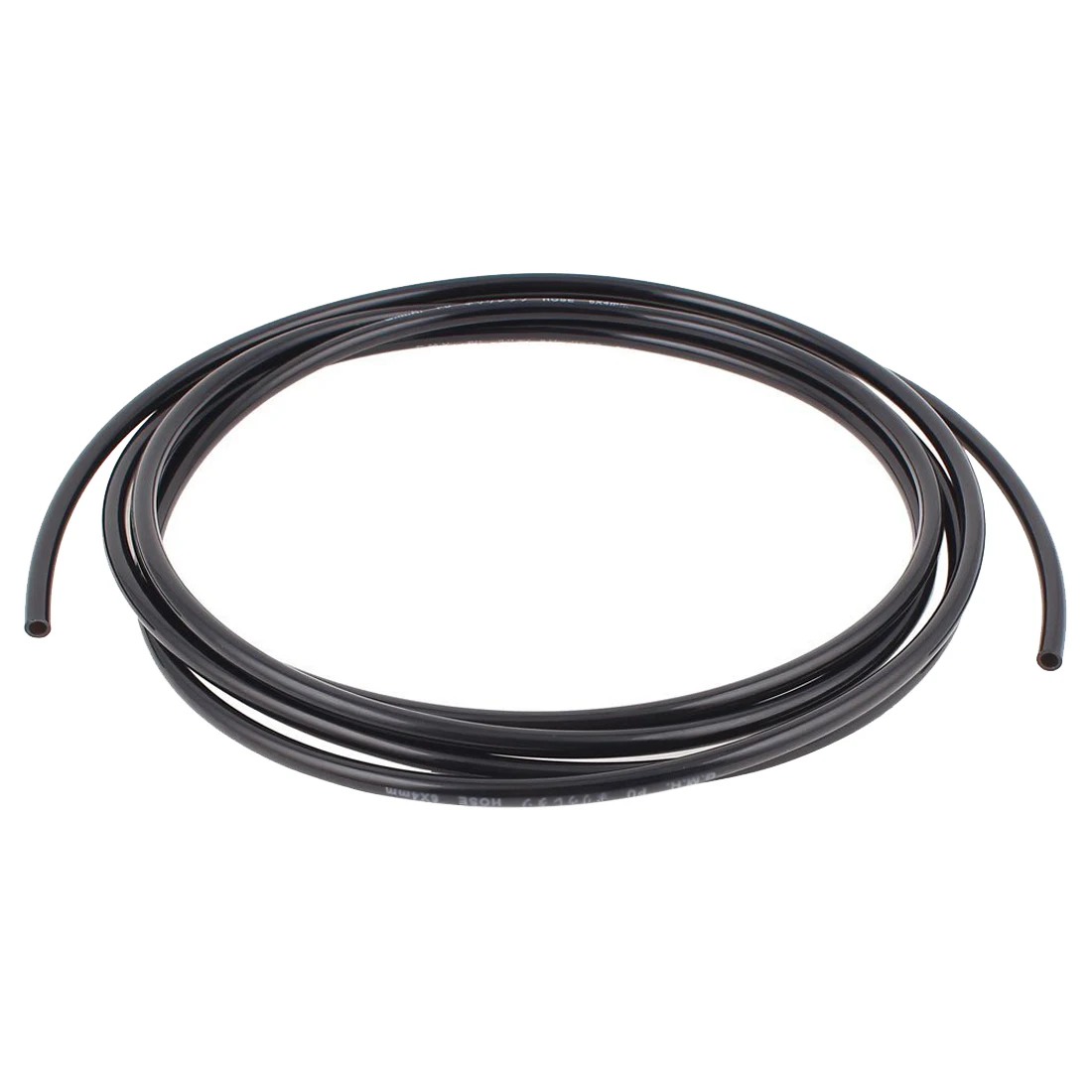 

6mm x 4mm Pneumatic Air Compressor PU Hose Pipe 3 Meters Black