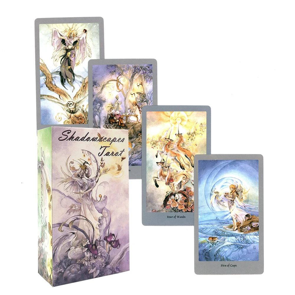 Friend Party Deck78 Cards Shadow Tarot Cards For Beginners Divination Of  Fate Deck English Pdf Guidebook - Party Games - AliExpress