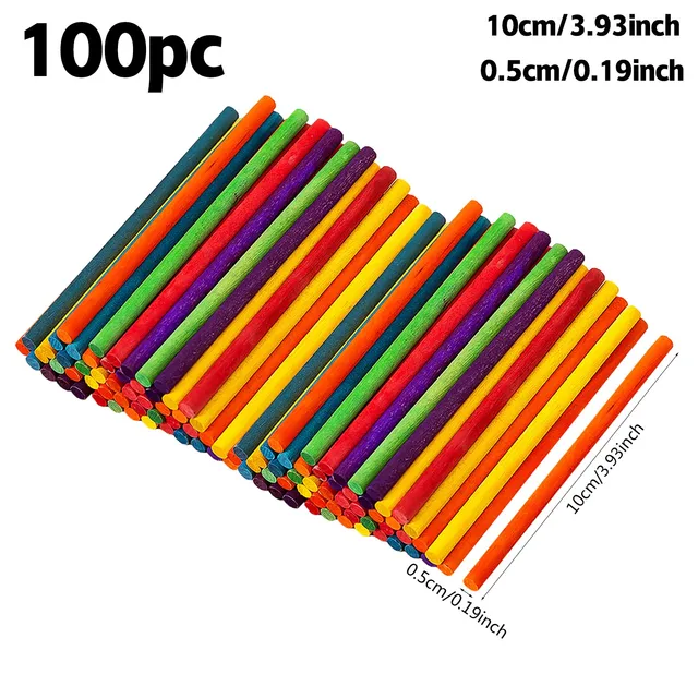 Picks Stickswooden És Diyers A Kézműves Botok Sticksarts Fa Keményfa Méhészkészletkészlet Készlet Méh Tartó Doboz - Image 6