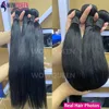 12A Straight Human Hair Bundles 28 30 inch Raw Hair Bundles 36 38 40 Inch Long Thick Bundles Cheap Brazilian Hair Weave Bundles 3