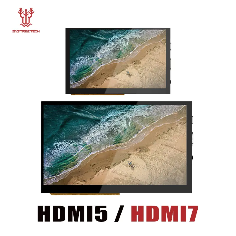 BIGTREETECH HDMI7 HDMI5 Touch Screen 7‘’ 1024x600 HDMI IPS Display Capacitive for Raspberry Pi4 Mini PC Monitor 3D Printer Parts image 1