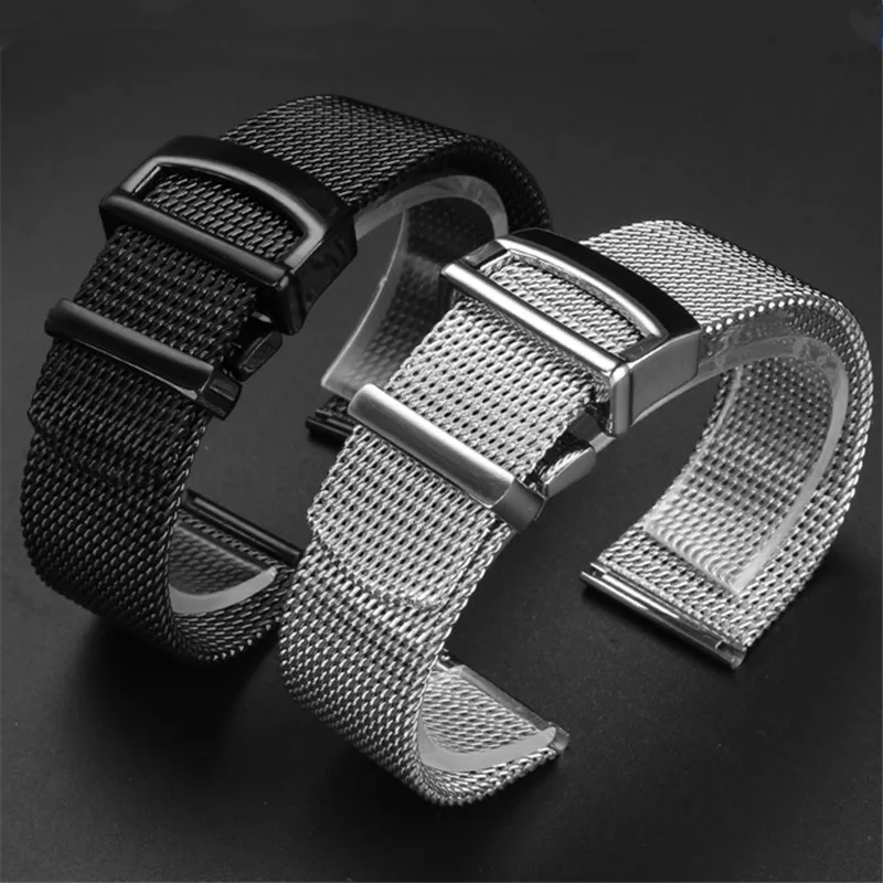 Accessori Per Orologi Cinturino Milanese In Acciaio Inossidabile Per Iwc Portofino Portugieser Family Series Cinturino Da Uomo 20Mm 22Mm