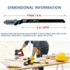 20-Piece T119BO 12 TPI Assorted T-Shank Scrolling Jig Saw Blades Set for Precision Cutting Wood 5