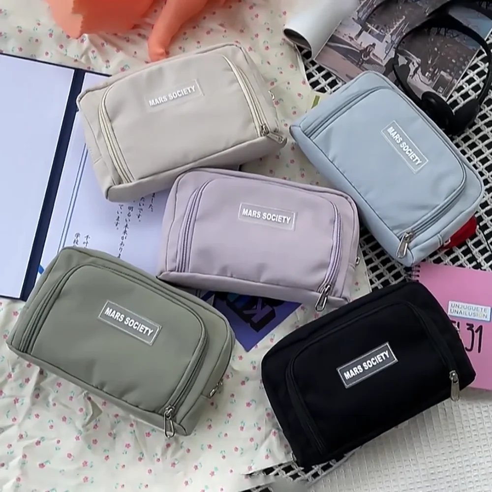 

Pencil Case Bag Girl Large Capacity Aesthetic School Case Kawaii Stationery Holder Bag Children Pen Case Student School Supplies