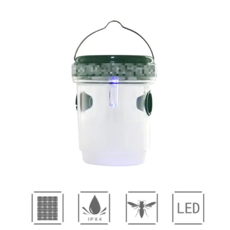 Outdoor Solar Powered LED Insect Killer Mosquito Trap