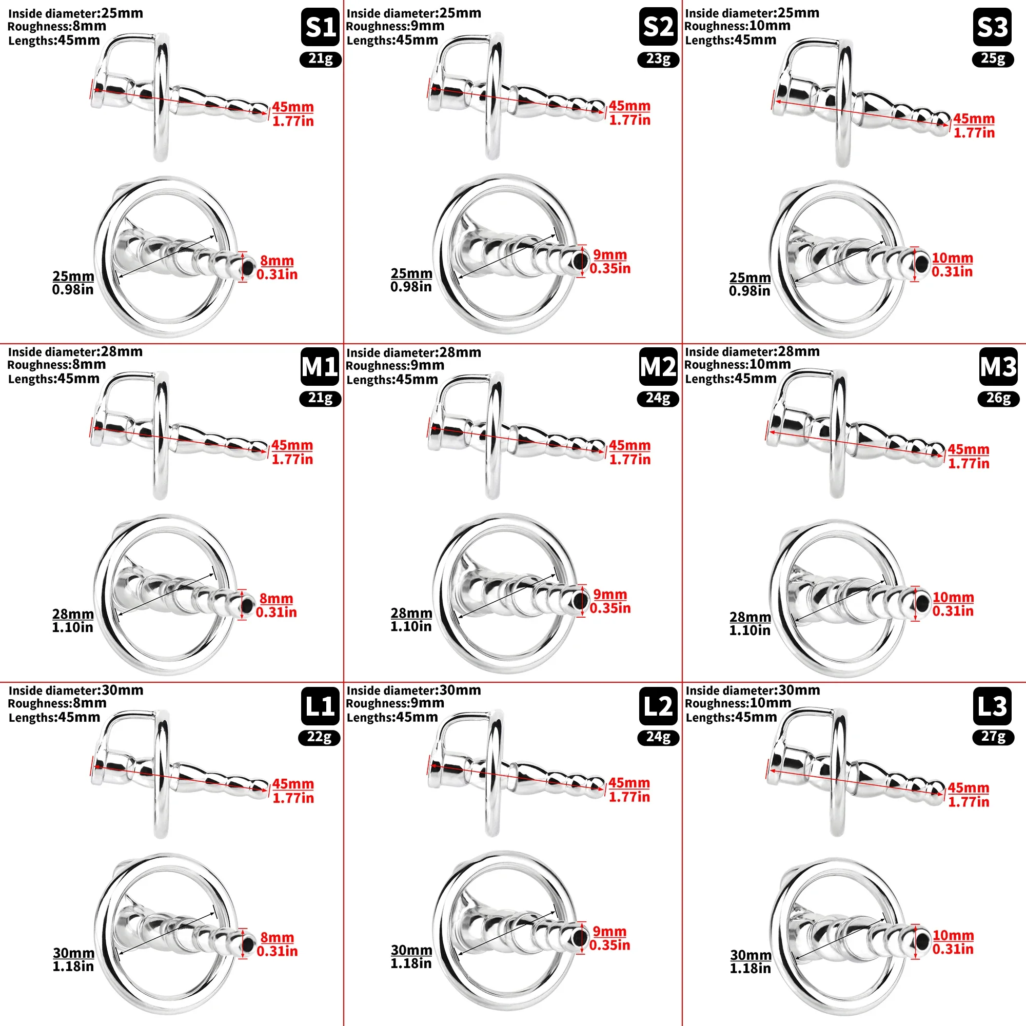 FAAK Pullover Ribbed Stainless Steel Hollow Penis Urethral Plug Wearable Ejaculation Delay For Men Male Masturbator penis sex toys