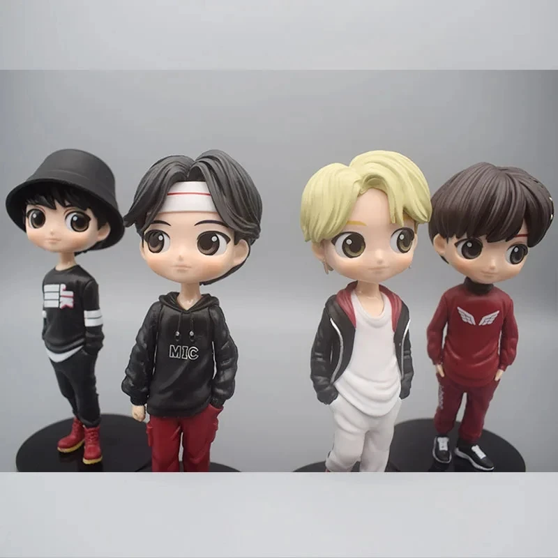 7styles 15.5CM KPOP Star Group PVC Figure Model Toys Bangtan