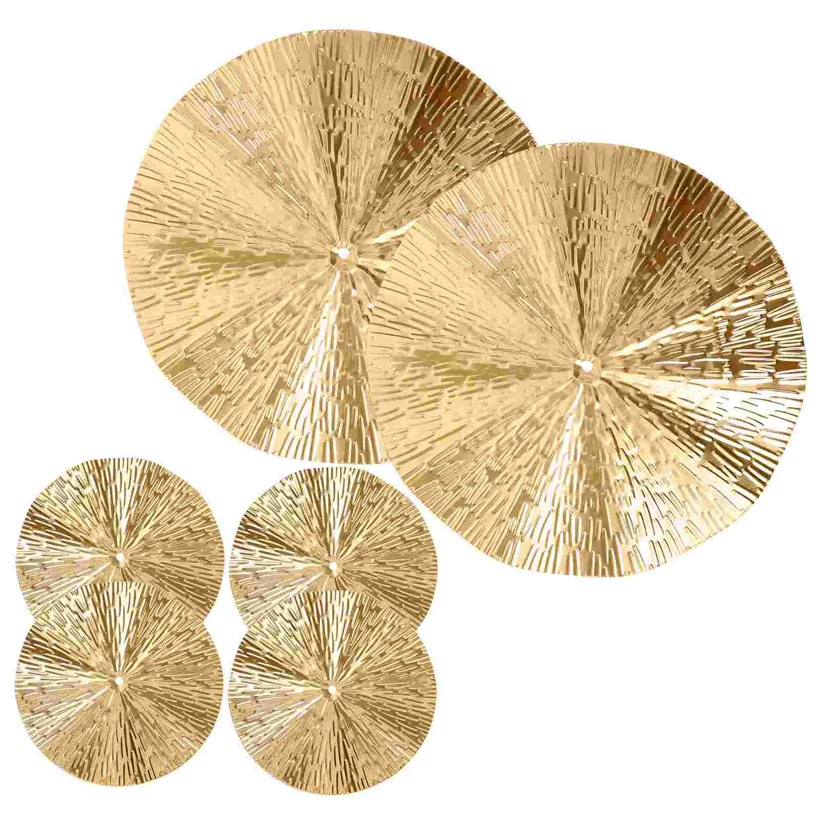 

6 Pcs Wave Sunglasses Wall Decor The Office Gold Bathroom Accessories for Metal