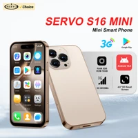2025 SERVO S16 Mini 4.0" Smartphone Android 10.0 3G WCDMA 2GB+16GB 5MP Camera Play Store WiFi Hotspot Super Small Phones Type-C 1