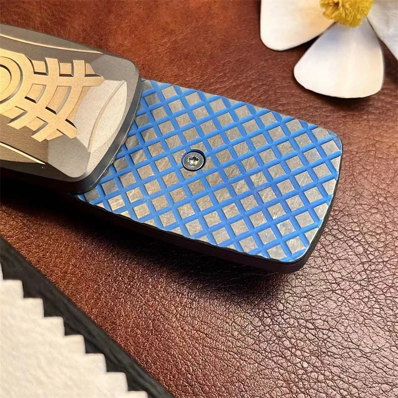 Modern Titanium Alloy EDC Fidget Toy Magnetic Push Fidget Slider