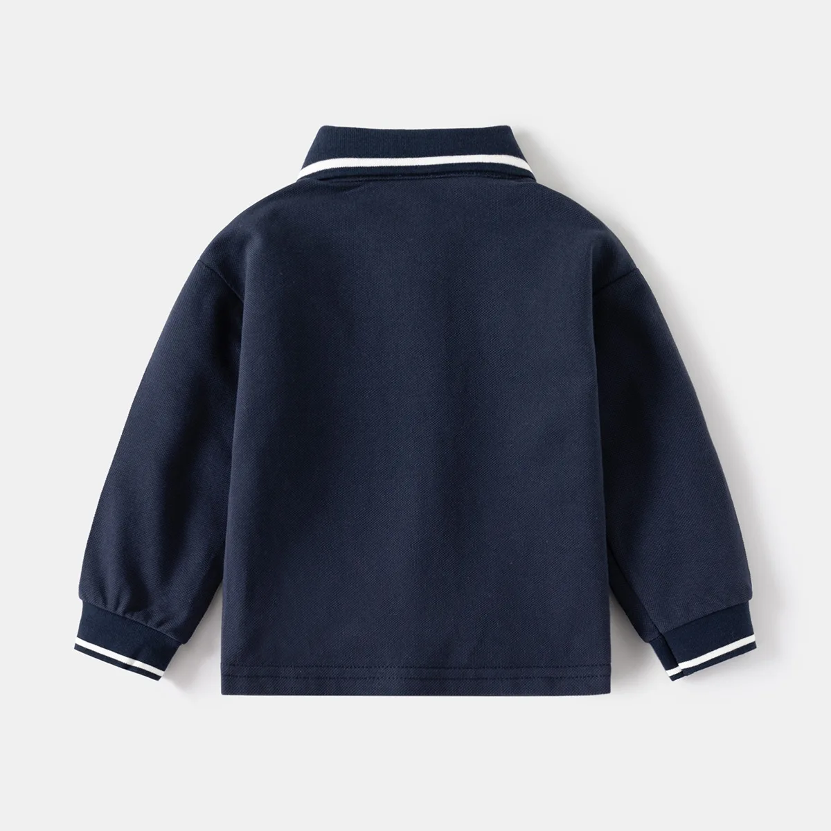 الأولاد قمصان بولو طويلة الأكمام 100 القطن ربيع ال...