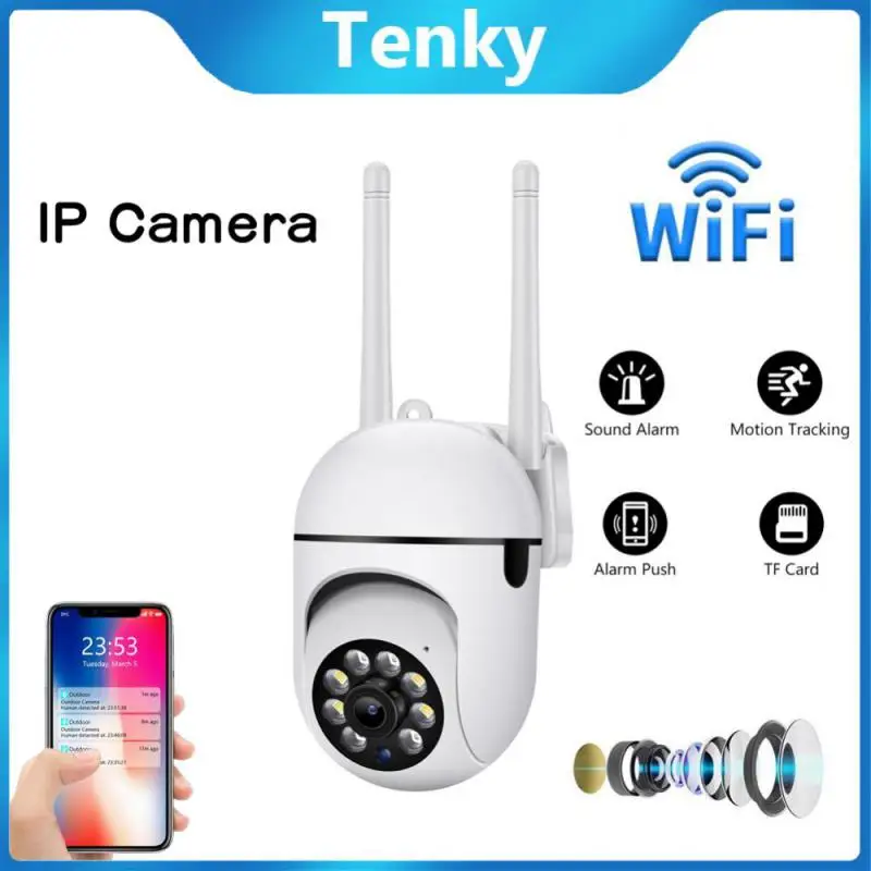 

Tenky WiFi IP Camera 4X Zoom 5MP HD Surveillance Camera Color Night Vision Human Detection Camcorders Security CCTV Mini Camera