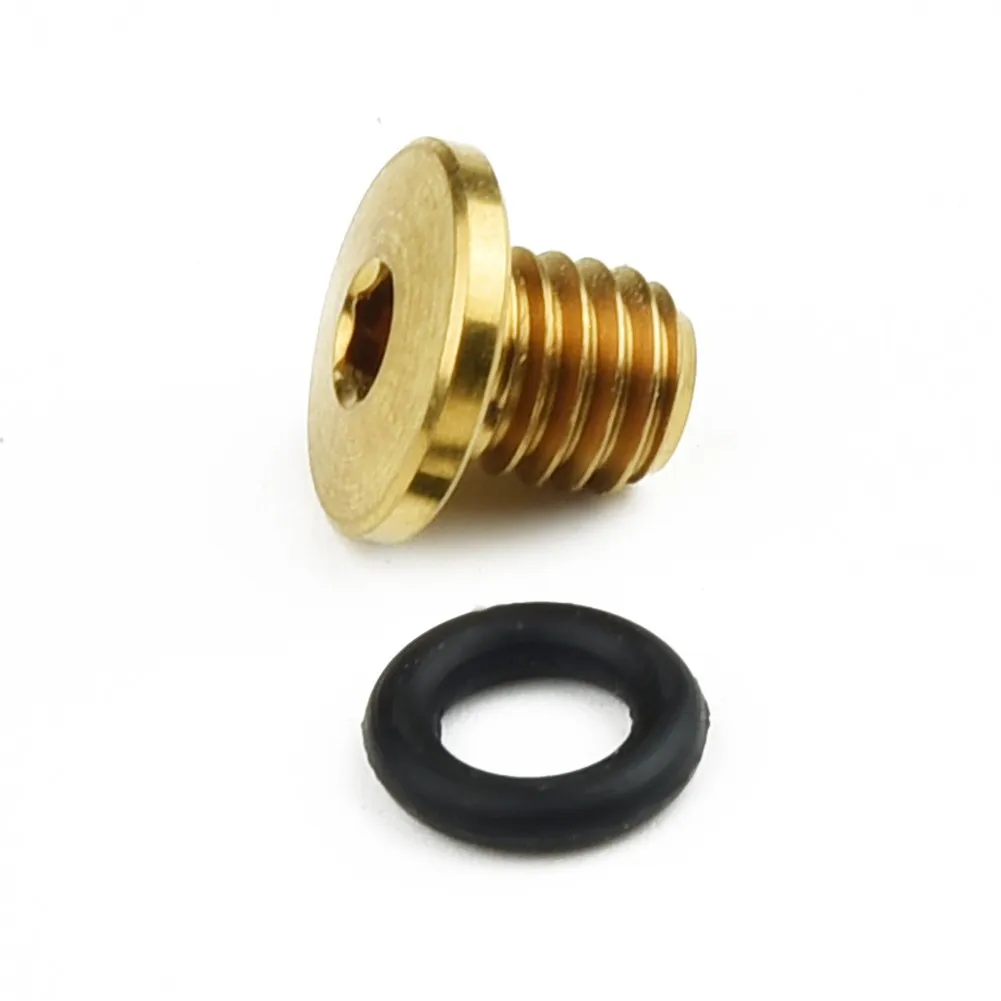 Vite Di Spurgo Freni Bici Titanio - TC4 M5x10mm, O-Ring, Per Shimano XT SLX Deore - Foto 4