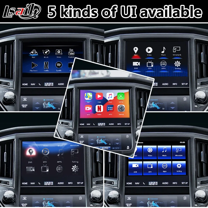 Lsailt Android Multimedia Interface for Toyota Crown With Carplay YouTube Waze Yandex GPS Navigation System car navigation system