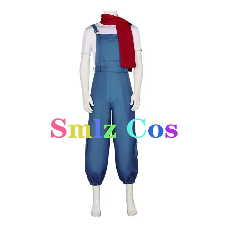 

Anime Angels of Death Cosplay Eddie Cosplay Costume Men Eddie Outfit Halloween Carnival Party Overalls Suit Wig