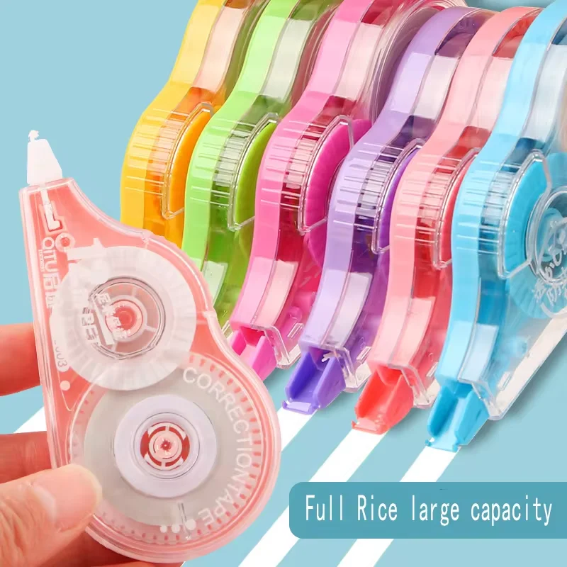 Correction Tape 6 Packs 72 meters In Total Affordable Large Capacity Student White
