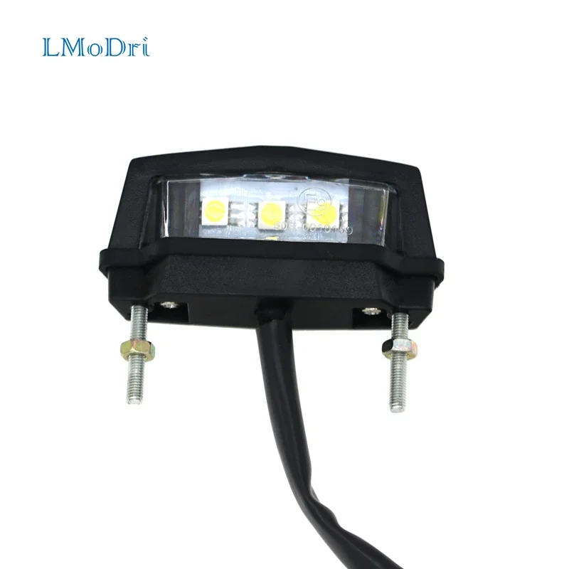 

LMoDri Mini Motorcycle LED Tail Light Motorbike License Plate Light Refit Auto Rear Light For Honda/Kawasaki/Yamaha/Suzuki