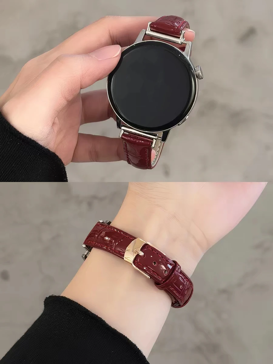Stylish Leather Loop Strap - Premium Fashion Band for Smartwatches, Available in Multiple Sizes