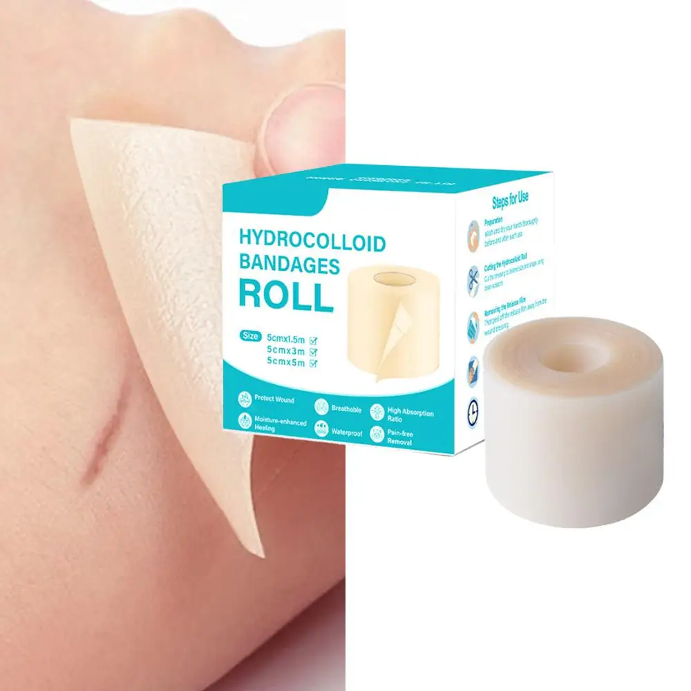Hydrocolloid Dressing Roll - Self-Adhesive Invisible Bandage