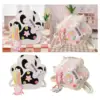 Animal Cartoon Backpack Soft Versatile Travel Portable Cat Paw Shaped School Bag Fashionable Cute Detachable Strap Student Bag 3