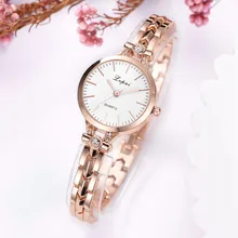 

Lvpai Brand Rose Gold White Quartz Watch Women Luxury Bracelet Watches Ladies Dress Crystal Wristwatches Reloj Mujer Relogio