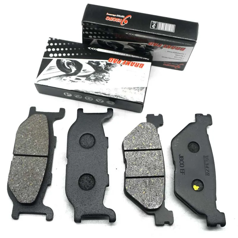 Kit Plaquettes De Frein Avant Et Arrière Moto Pour Yamaha XVS950 Midnight Star, V Star 950 Tourer 2009-2017 - Semi-métalliques