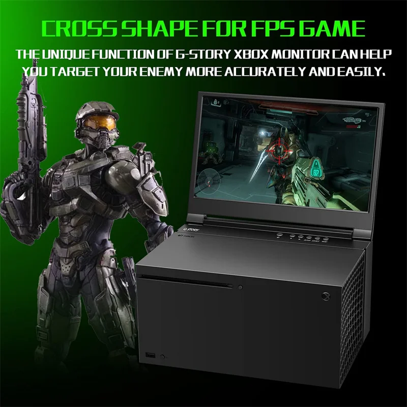 G-STORY 14-inch Portable Monitor for Xbox Series X, UHD 4K Portable Gaming  Monitor