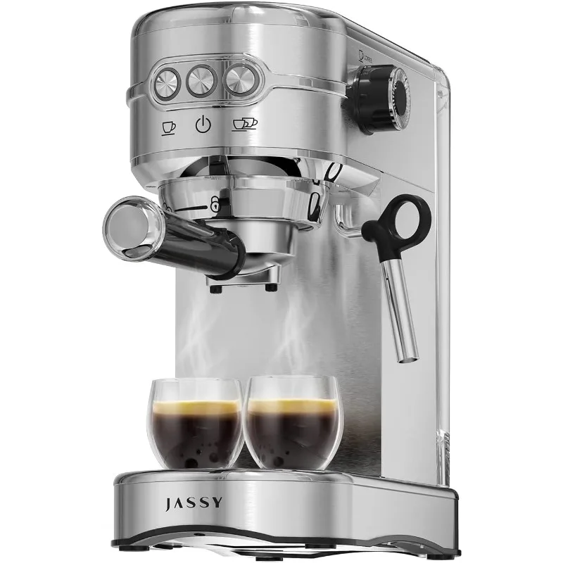 JASSY Espresso Coffee Machines 20 Bar Cappuccino Machine with Milk Frother for Espresso/Cappuccino/Latte/Mocha