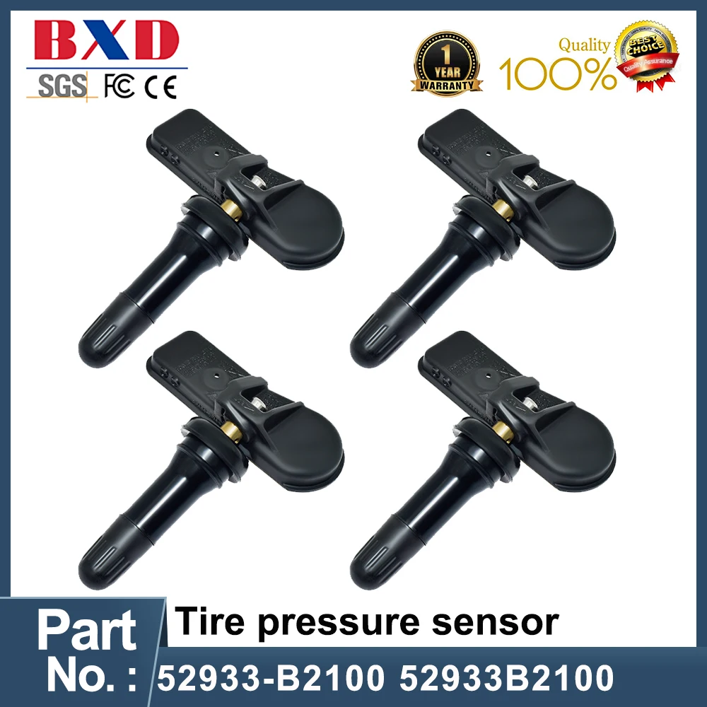 

1/4/8PCS Tire Pressure Sensor TPMS 52933-B2100 52933B2100 For Hyundai i10 for Kia Picanto Soul 2013 2014 2015 2016 2017 2018